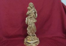 Olive Wood Virgin Mary