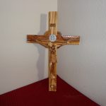 Olive Wood St Benedict Cross
