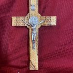Saint Benedict Olive Wood Cross
