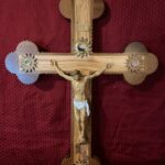 Olivewood Cross with Mahogany